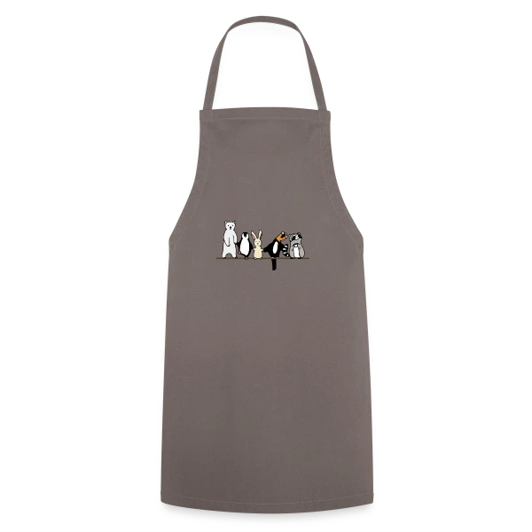 Animaux Mignons Amis sur Tablier de cuisine