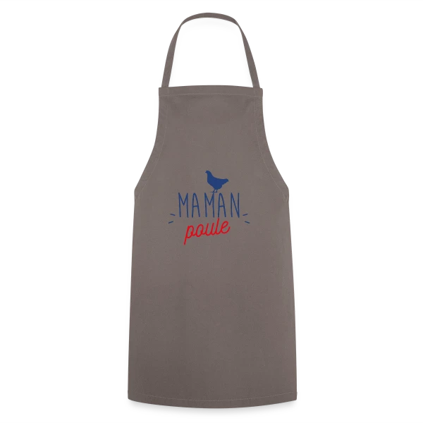 Maman Poule : L'Amour Protecteur d'une Mère sur Tablier de cuisine