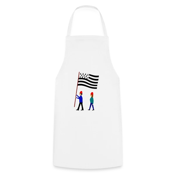 Fierté Bretonne en Drapeaux sur Tablier de cuisine