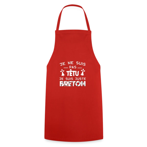 Motif Hermines Bretonnes sur Tablier de cuisine