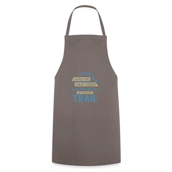 Dans ma Tête, je Fais du Trail Running sur Tablier de cuisine