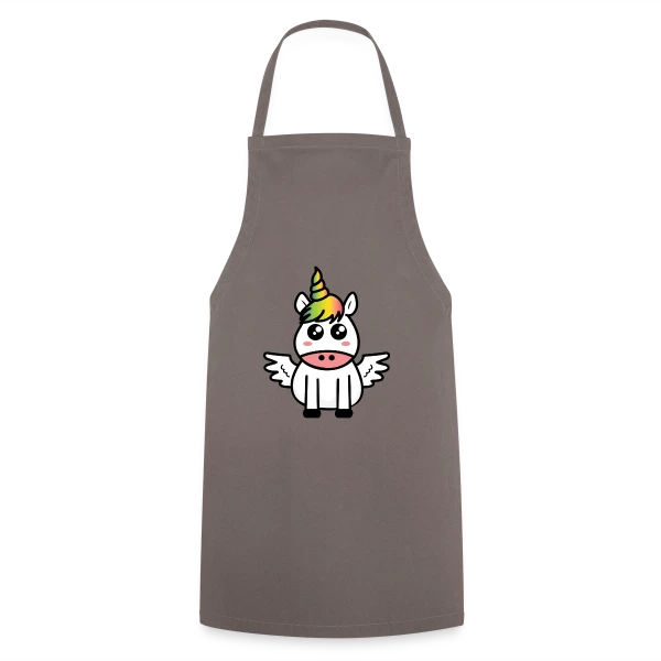Licorne Kawaii : Féérique et Magique sur Tablier de cuisine