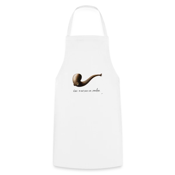 Ceci n'est pas un Poulpe sur Tablier de cuisine
