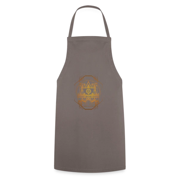 Cathédrale Lyon Géométrique sur Tablier de cuisine