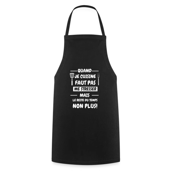 De Cuisine Humour : Pas de Stress en Cuisine ! sur Tablier de cuisine