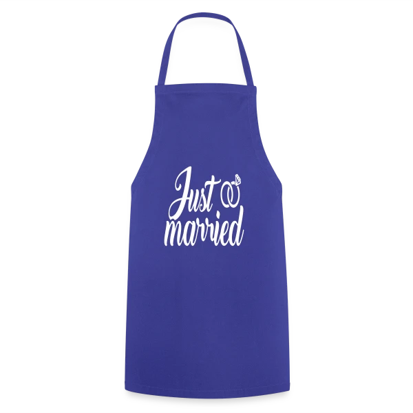 Just Married sur Tablier de cuisine