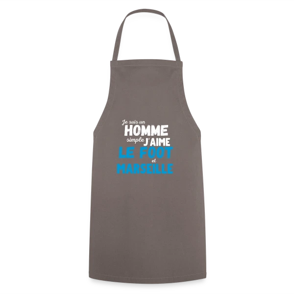 J'aime Foot Marseille sur Tablier de cuisine