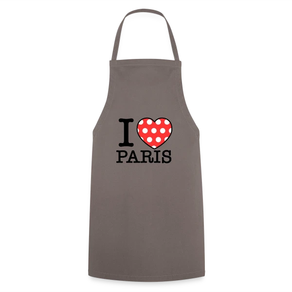 J'aime Paris Pois sur Tablier de cuisine