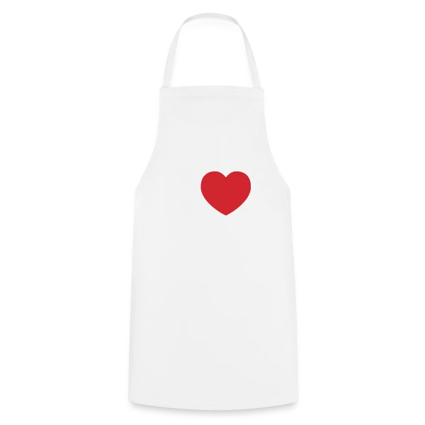 Cœur J'aime Paris sur Tablier de cuisine