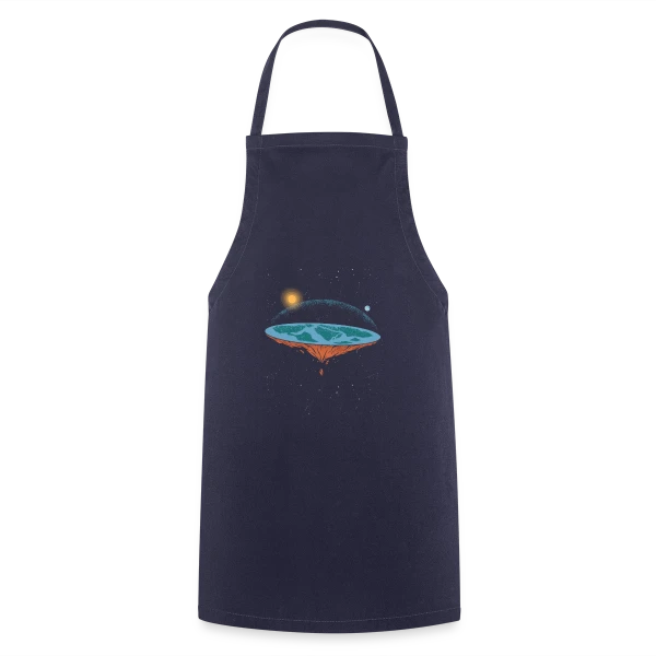 Terre Plate Univers sur Tablier de cuisine