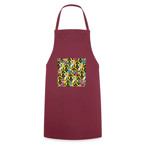 Motif Pop Art Bretagne sur Tablier de cuisine