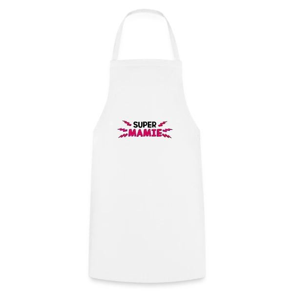 Super Mamie - Le Cadeau Idéal sur Tablier de cuisine