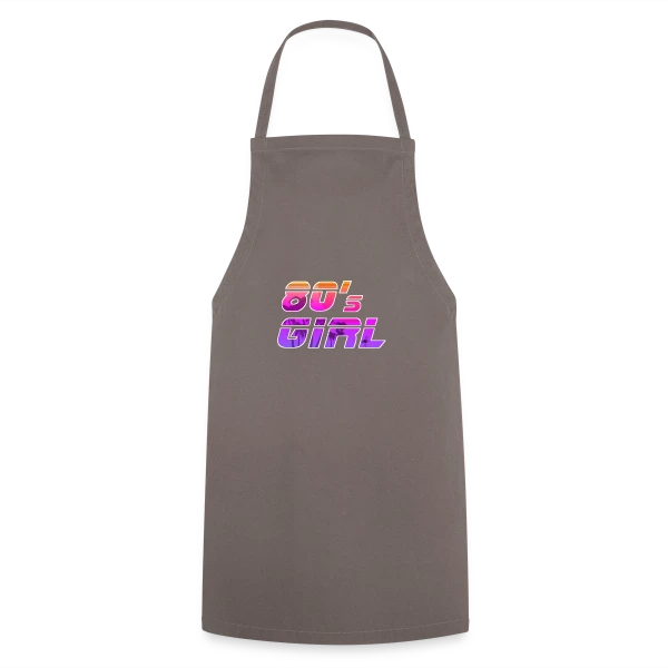 Fille Années 80 Tropicale sur Tablier de cuisine