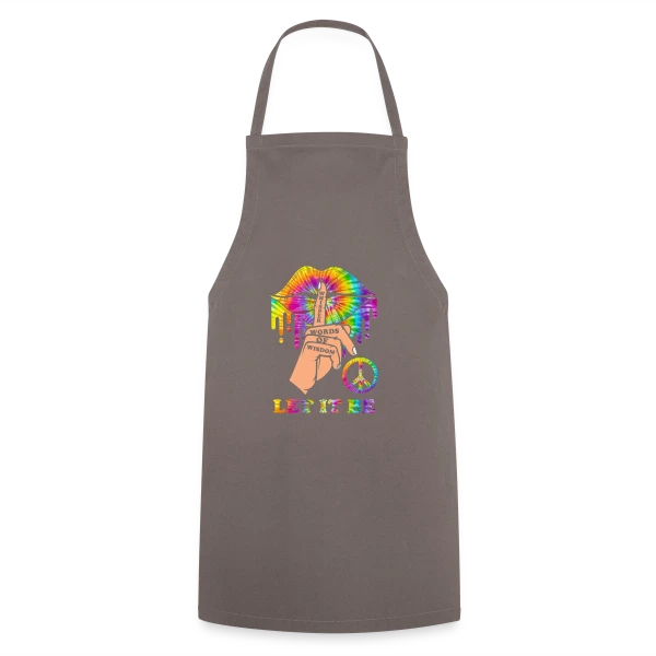 Hippie Peace & Sagesse sur Tablier de cuisine