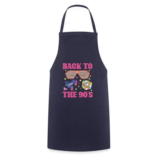 Retour Années 90 Fun sur Tablier de cuisine
