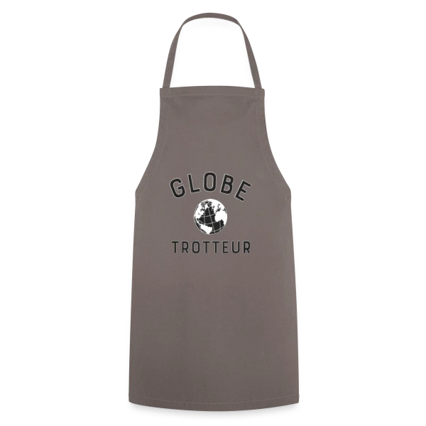 Globe Trotteur Humour sur Tablier de cuisine