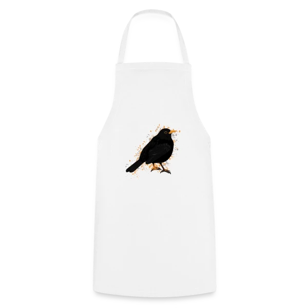 Merle Noir Taches sur Tablier de cuisine