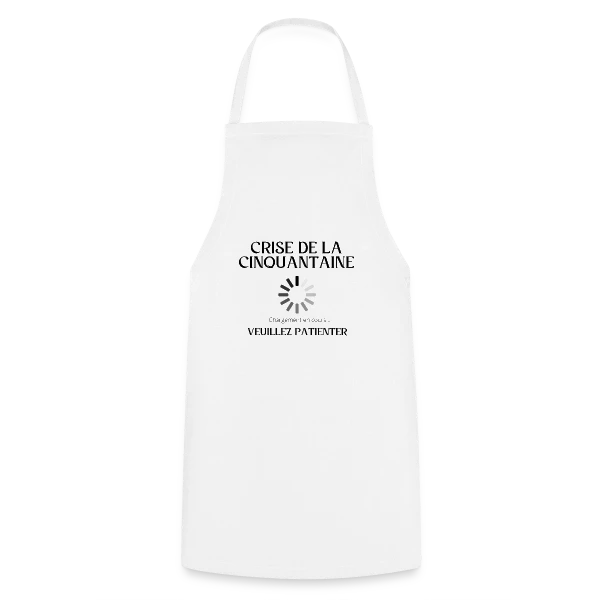 Crise Cinquantaine Chargement sur Tablier de cuisine