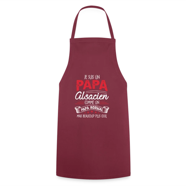 Papa Alsacien : Comme un Papa Normal, Mais Plus Cool ! sur Tablier de cuisine