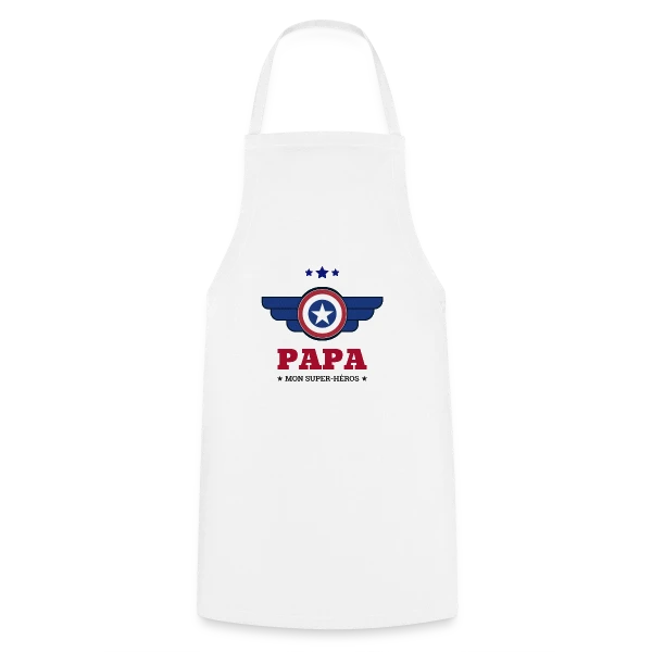 Super Papa Héros sur Tablier de cuisine