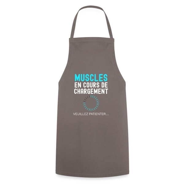Muscles en Cours de Chargement sur Tablier de cuisine
