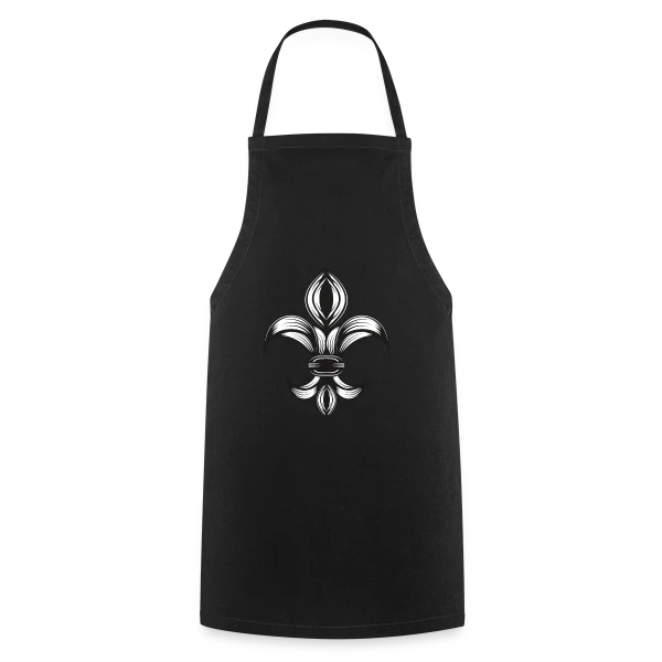 Fleur de Lys Élégante - Symbole Royal sur Tablier de cuisine