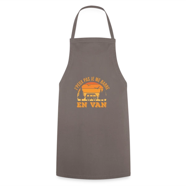 J'peux Pas, Je Me Barre en Van! Humour Voyage sur Tablier de cuisine