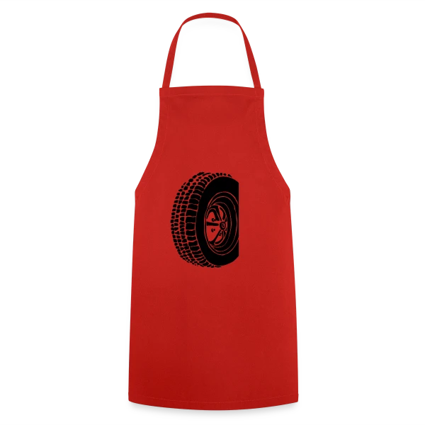 Pneu Rétro Oldschool sur Tablier de cuisine