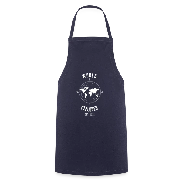Voyageur Minimaliste sur Tablier de cuisine
