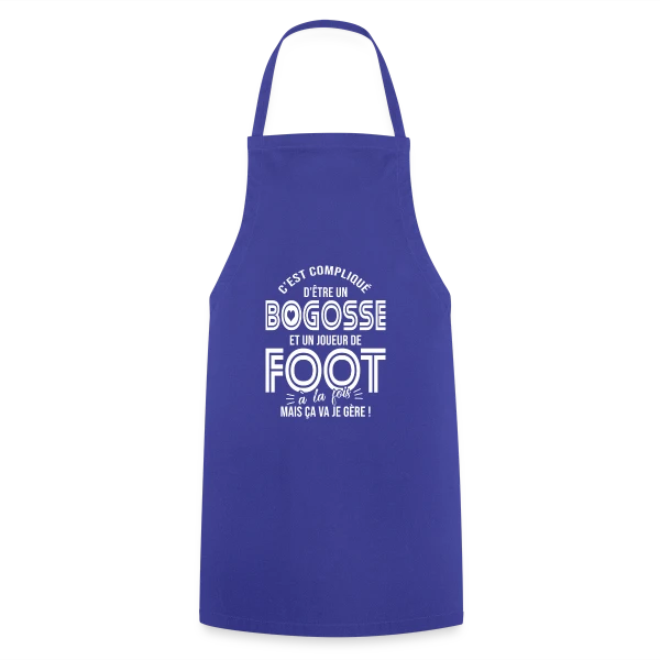 Cadeau Bogosse Footballeur Passionné sur Tablier de cuisine