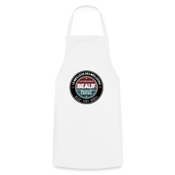 Le Véritable Beauf Parfait : Le T-shirt Humour Homme sur Tablier de cuisine