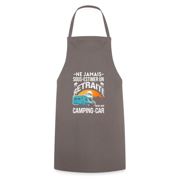 Retraité et Camping-car : Ne Jamais Sous-estimer ! sur Tablier de cuisine