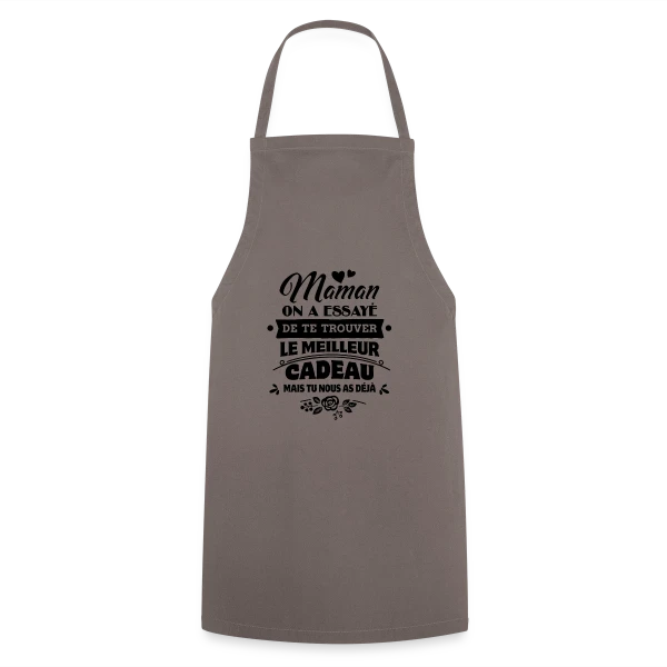 Fête des Mères: Maman, Tu es Notre Plus Beau Cadeau sur Tablier de cuisine