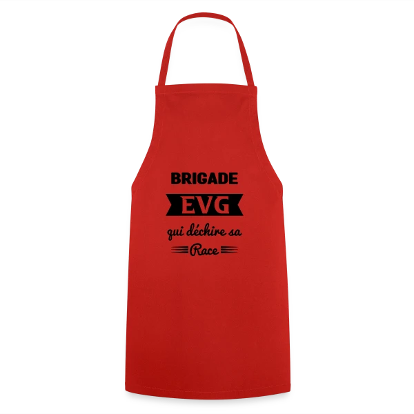 Brigade EVG qui déchire sur Tablier de cuisine
