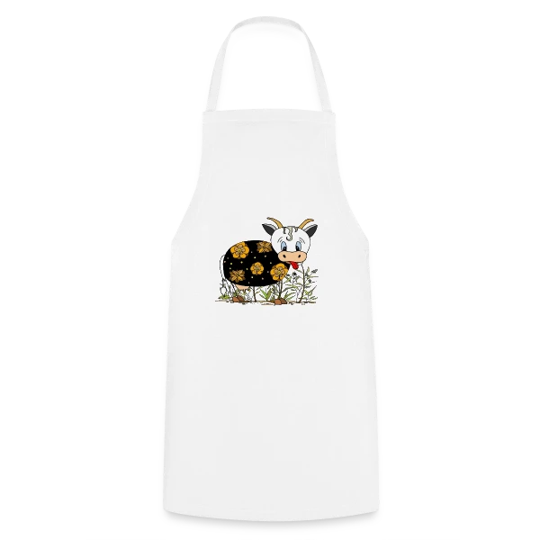La Vache Joyeuse sur Tablier de cuisine