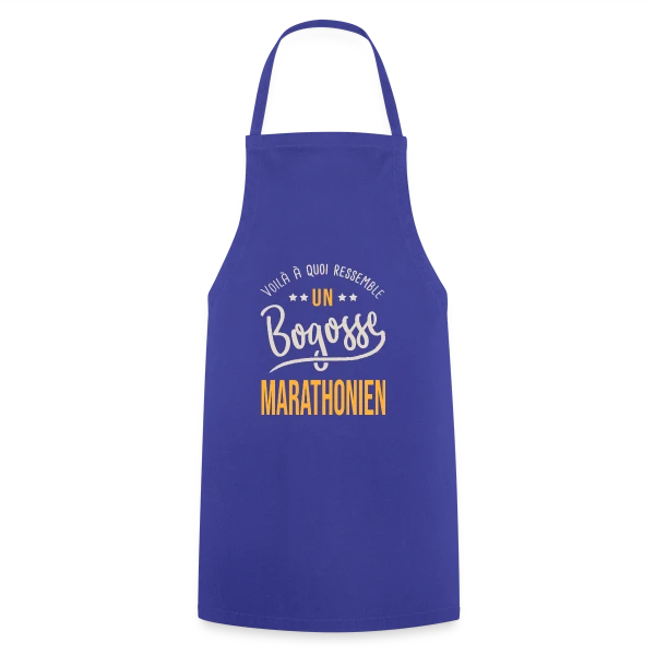 Running Bogosse Marathonien - Idée Cadeau Marathon sur Tablier de cuisine
