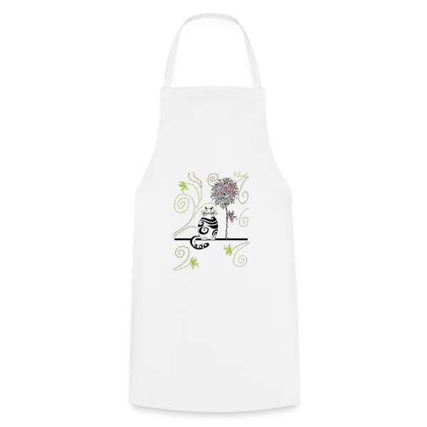 Mon Chat Adoré sur Tablier de cuisine