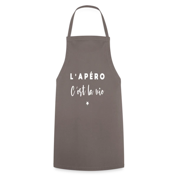 L'Apéro C'est la Vie sur Tablier de cuisine