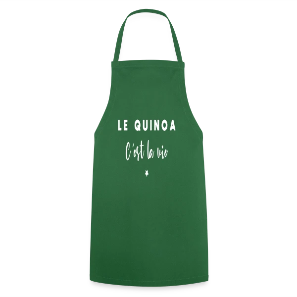 Le Quinoa, C'est la Vie : Le Grain Humour sur Tablier de cuisine