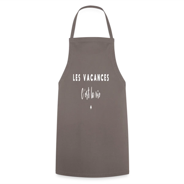 Les Vacances, C'est la Vie : Évasion et Humour sur Tablier de cuisine