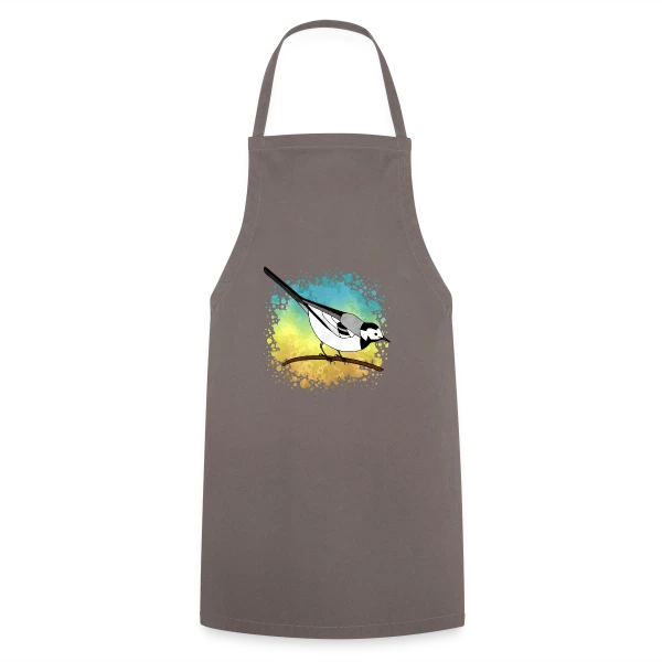 Bergeronnette Aquarelle sur Tablier de cuisine