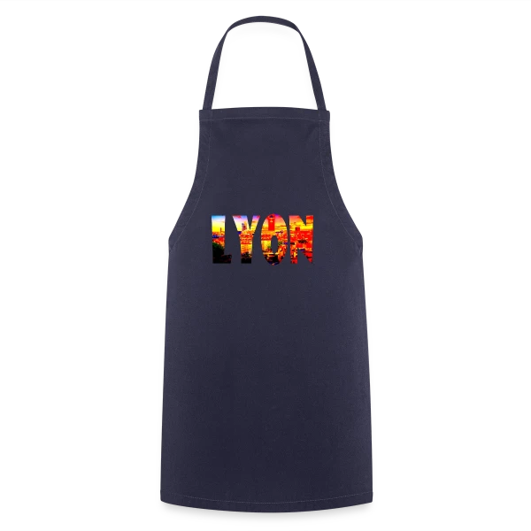 Lyon Cité Vibrante sur Tablier de cuisine