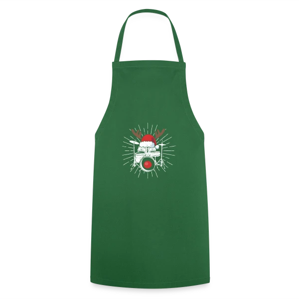 Batterie Pyjama Noël Festif sur Tablier de cuisine