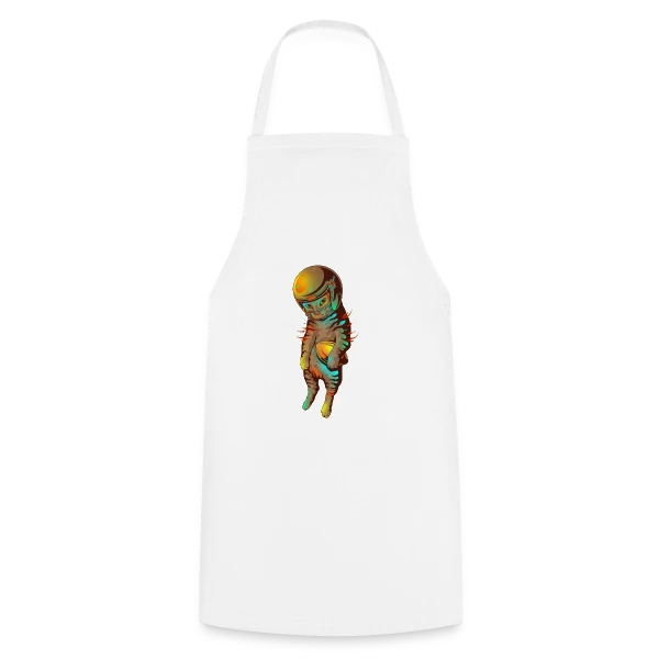 Félin Touchdown sur Tablier de cuisine