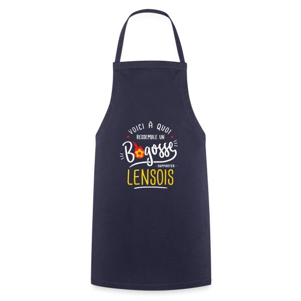 Supporter Lensois Bogosse : Fier de Lens sur Tablier de cuisine