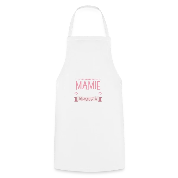 Mamie Qui Déchire : Demandez aux [Prénoms Personnalisés] sur Tablier de cuisine