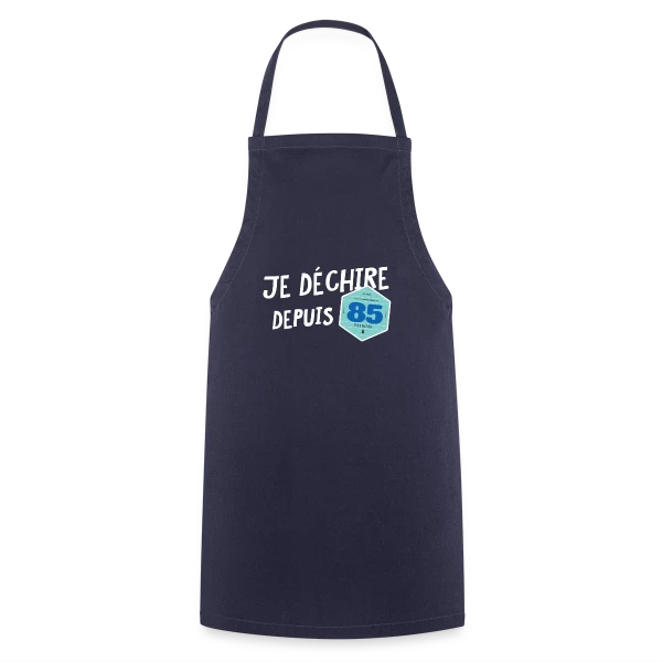 Je déchire depuis 85 - Style Vignette Auto Rétro Vintage sur Tablier de cuisine