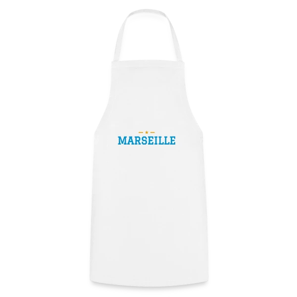 Ici C'est Marseille Fierté sur Tablier de cuisine