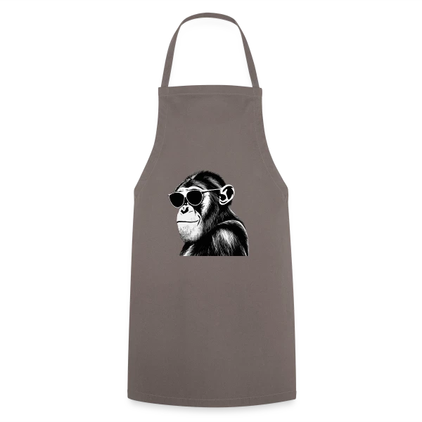 Chimpanzé Cool Lunettes sur Tablier de cuisine