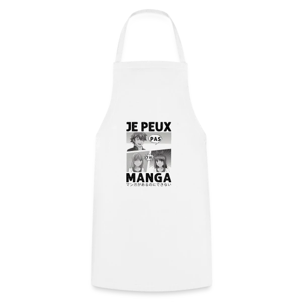 Je peux pas, j'ai manga : l'excuse parfaite pour les Otakus sur Tablier de cuisine